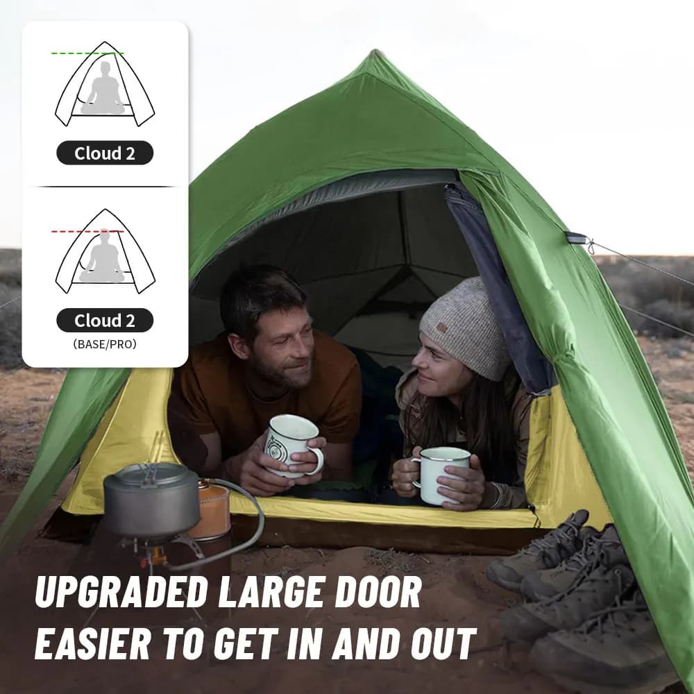 Naturehike Cloud Up 1 2 3 Person Camping Tent Ultralight Waterproof Trekking Tents Hiking Backpacking Shelter Tent Travel Tent - 3