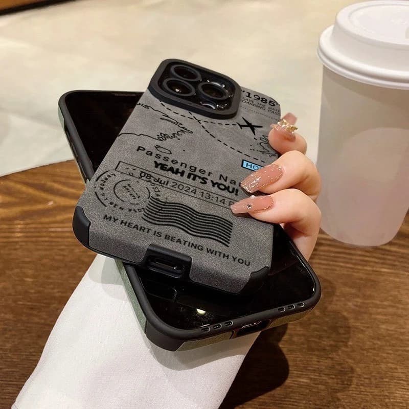 Airplane Flight Route Design Phone Case for iPhone 17 Air 16 15 14 13 12 11 Pro Max 7 Plus XS Max Shockproof Silicone Soft Cover - 5