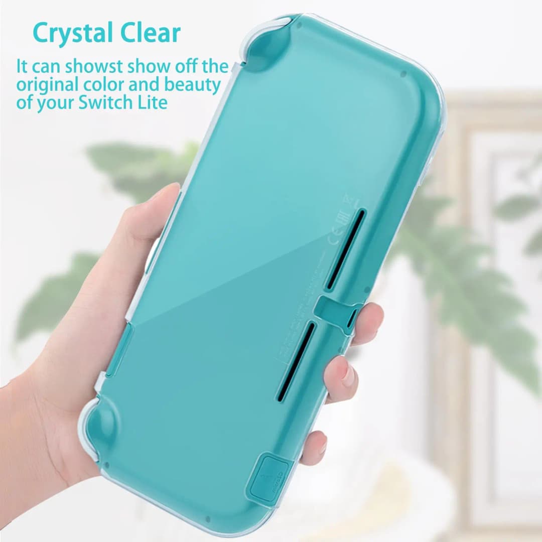 TPU Clear Protective Case for Nintendo Switch Lite Console Transparent Soft Cover Skin Protector for Switch Lite Accessories - 6
