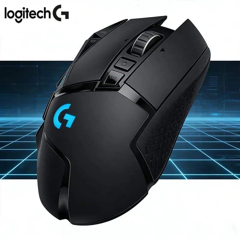 Logitech G502/G304/G305 Wireless Mouse, Long Battery Life, RGB Sync, High Precision, Suitable for Both Gaming and Office Use