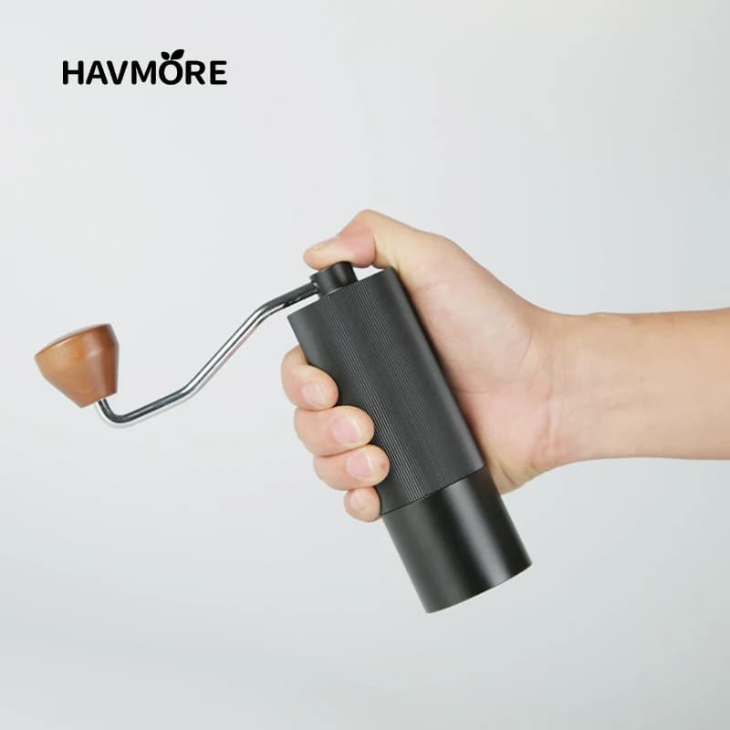 مطحنة قهوة يدوية من الفولاذ المقاوم للصدأ 304، مطحنة بُر، أداة مطبخ، آلة طحن القهوة - 3