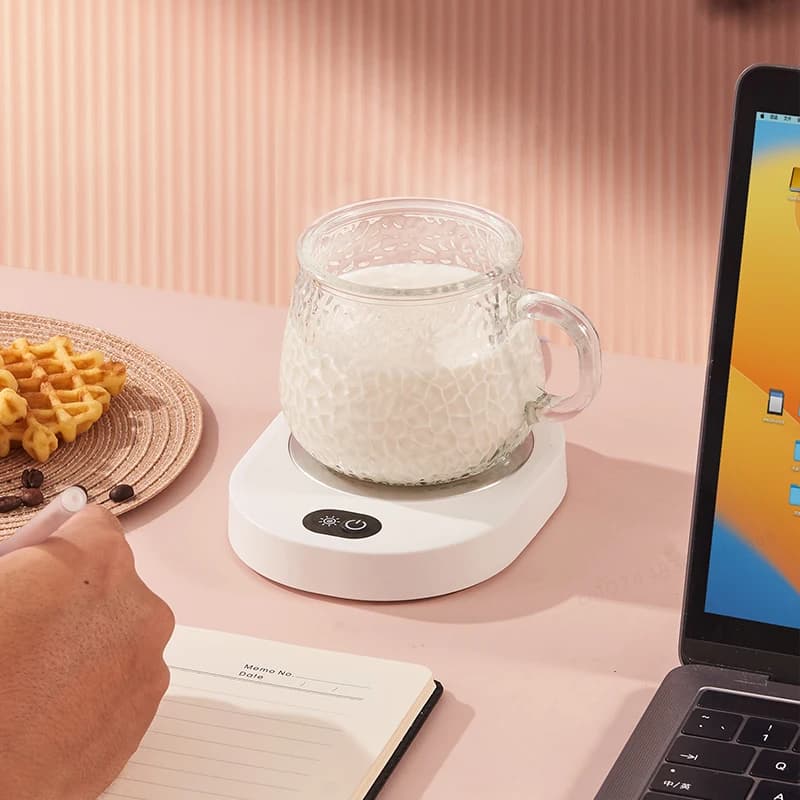مدفأة أكواب بحرارة ثابتة مع منفذ USB - حصيرة تسخين للشاي والحليب والقهوة - 3
