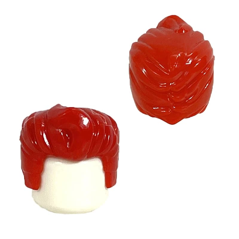 KT Block Min Building Blocks Boy's Hair Girl's Hair Curly Hair Accessories MOC Figures Hair  Children's Toys - 4