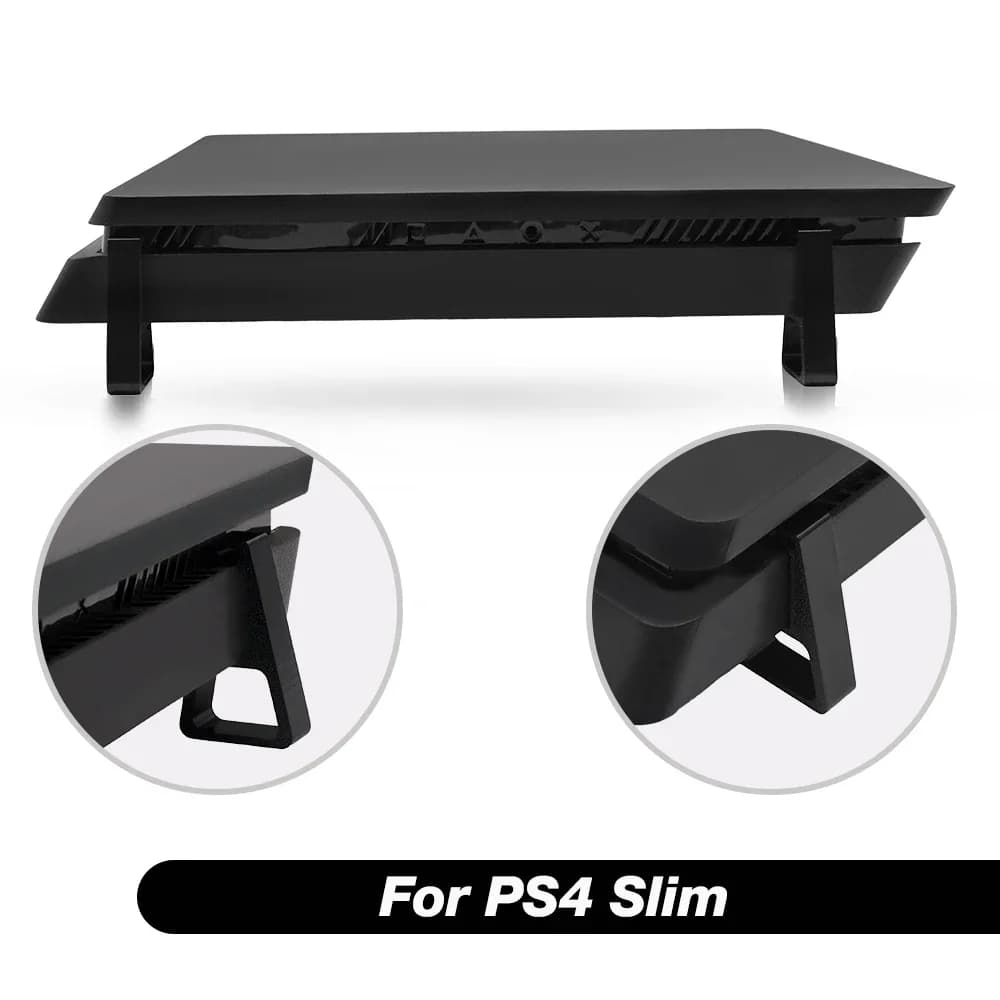 حامل تبريد أفقي من TECTINTER لجهاز PS4 /Slim /Pro إكسسوارات وحدة التحكم قاعدة مقاومة للانزلاق حامل مثبت مسطح - 6