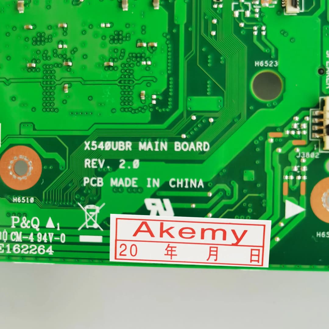لوحة أم لابتوب ASUS X540UV متوافقة مع X540UB وX540UBR وX500U وX543U وR540U وP540U وF540U وA540U وK540U بمعالجات I3 وI5 وI7 وذاكرة 4/8 جيجابايت - 4