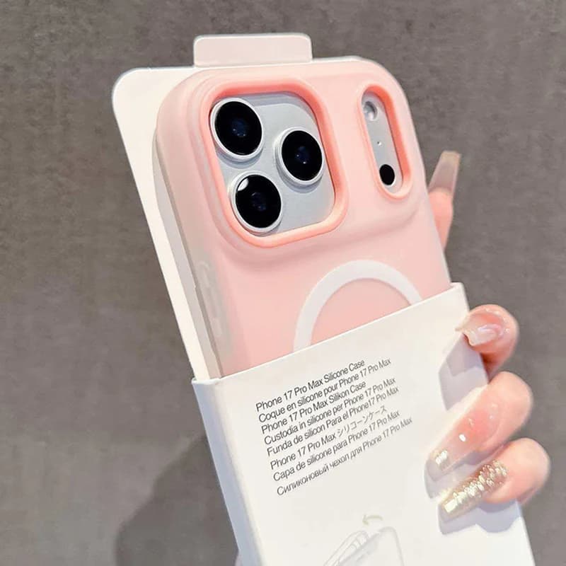 حافظة مغناطيسية فاخرة بلون الحلوى 2 في 1 لهاتف آيفون 17 Air و16 و15 و14 و13 و12 و11 Pro Max Plus متوافقة مع غطاء Magsafe اللاسلكي غير اللامع - 3