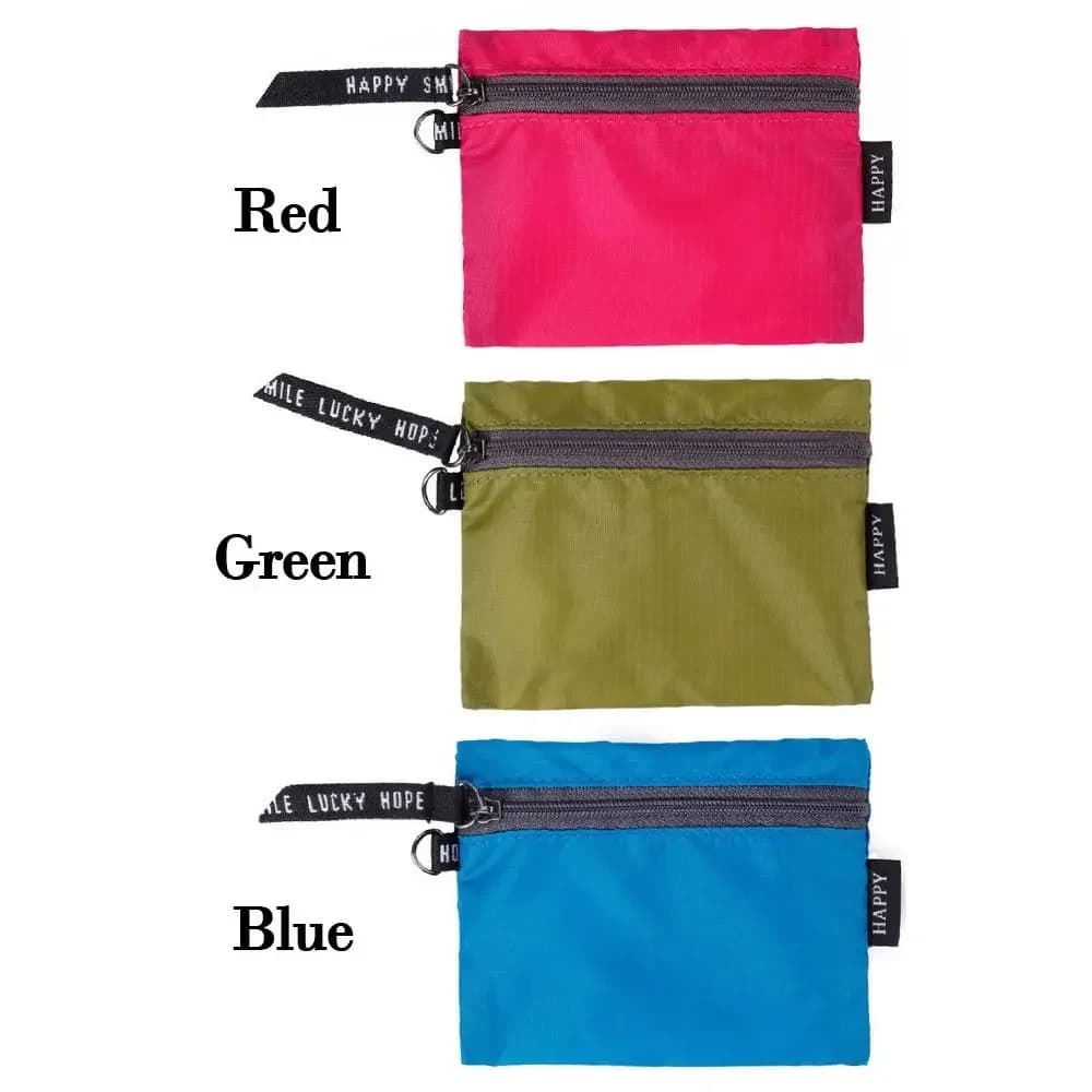 حقيبة تخزين مقاومة للماء بسحاب ، حقيبة مستحضرات تجميل للتخييم ، المشي لمسافات طويلة ، المشي لمسافات طويلة ، السفر ، السباحة ، حقيبة ظهر ، غطاء مطر ، جزء واحد - 5