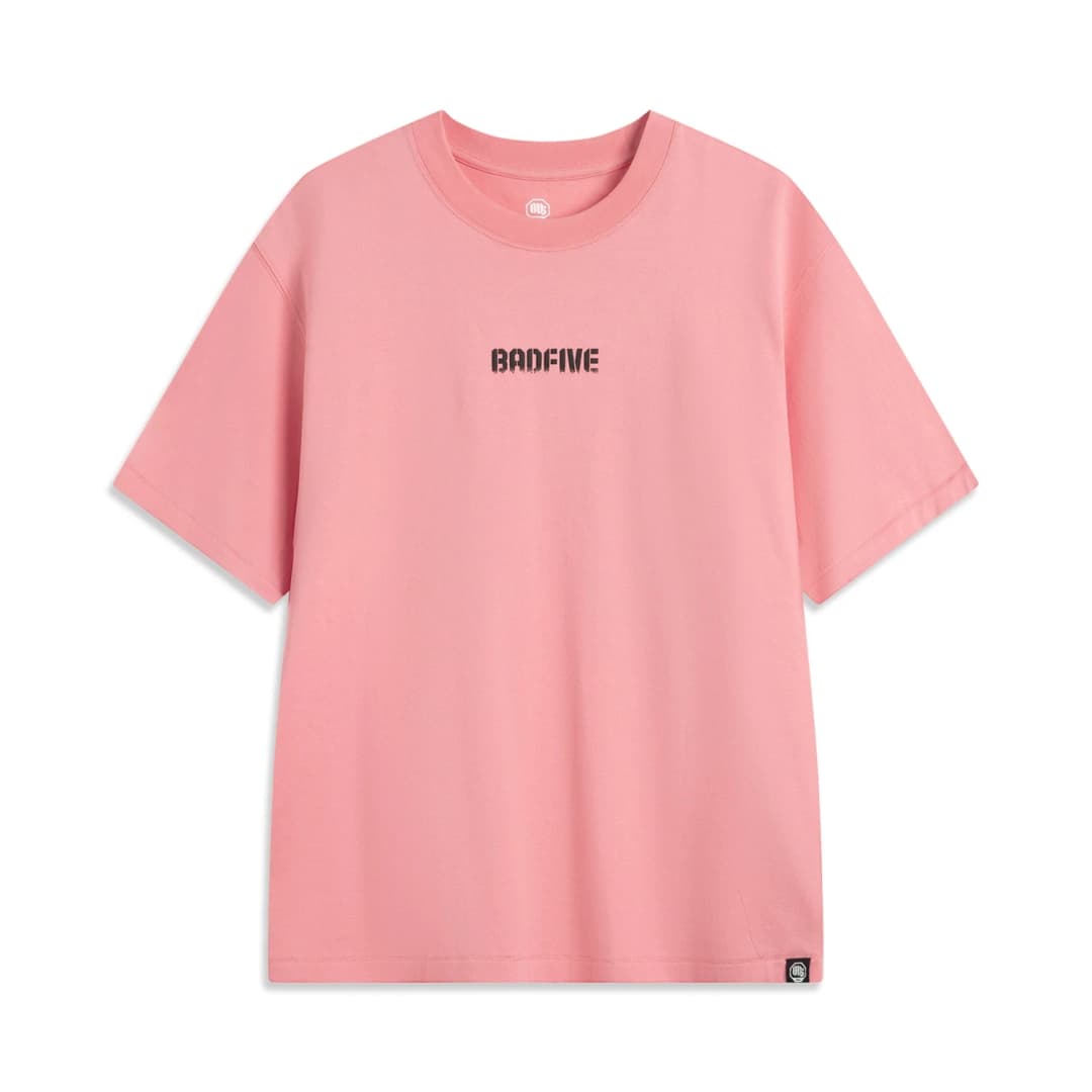 Li-Ning Men's BADFIVE T-shirt 100%Cotton Loose Fit Comfortable LiNing Casual Short Sleeve Basketball Culture Tee Tops AHSV027 - 5