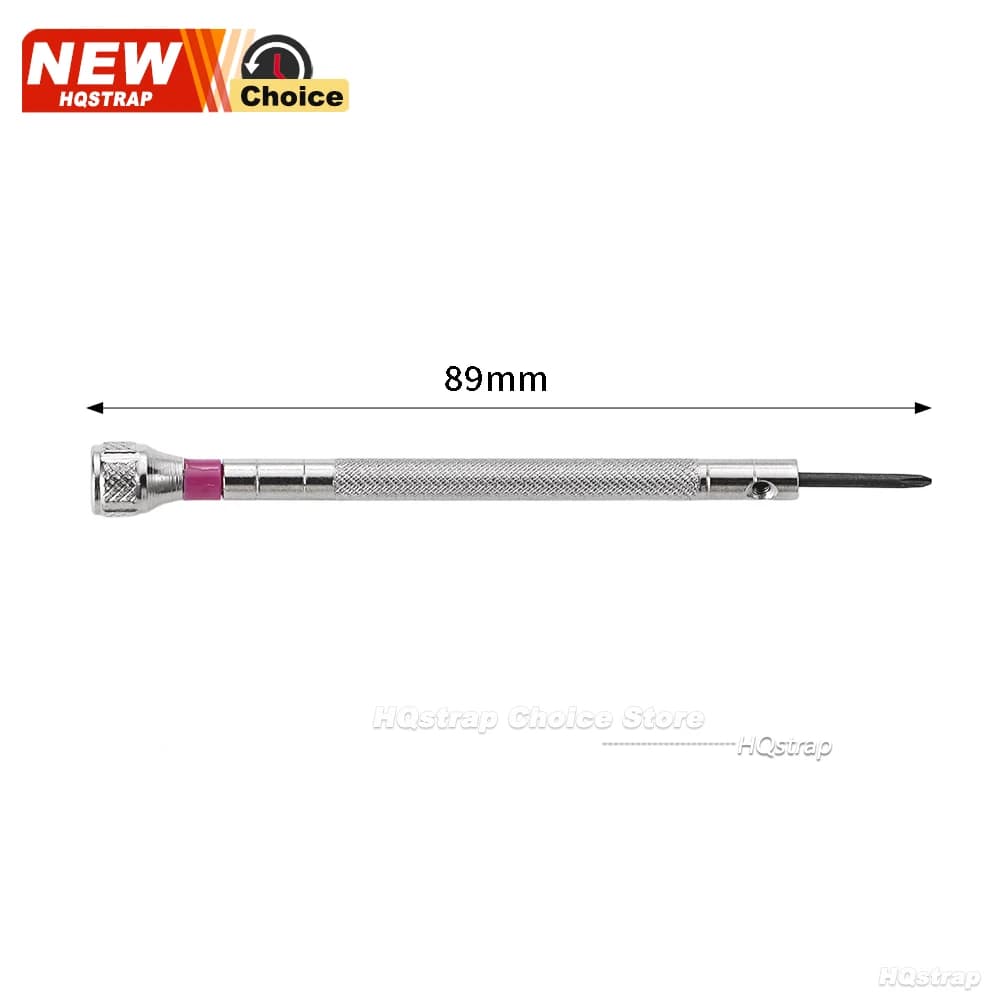 مجموعة مفكات دقيقة من الفولاذ المقاوم للصدأ 9 قطع عدة إصلاح الساعات لصانعي الساعات نظارات الساعة شفرة مسطحة أداة متنوعة - 5