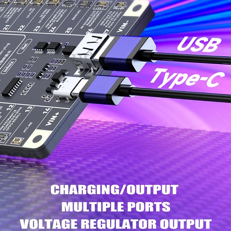 لوحة كشف الشحن السريع للبطارية الميكانيكية لهاتف iPhone 6-16 Pro Max، تفعيل الهاتف Samsung Xiaomi Android - 5