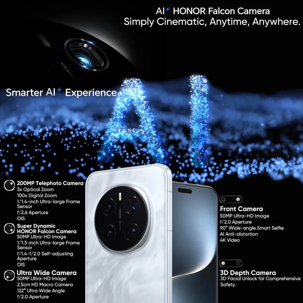 【رو إكسبريس】هونر ماجيك7 برو نسخة عالمية 5G هاتف ذكي ماجيك 7 برو سنابدراجون 8 إيليت 6.8'' شاشة OLED بمعدل تحديث 120Hz شحن 100 واط - 3