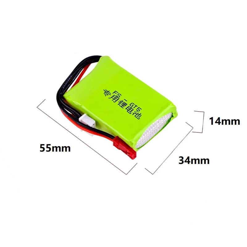 1/2/3 قطع بطارية Lipo 7.4V 1500mAh تناسب جهاز إرسال Flysky FS-GT5 2.4G 6CH لسيارة RC قارب تحكم عن بعد بطارية RC 2S 7.4V - 4
