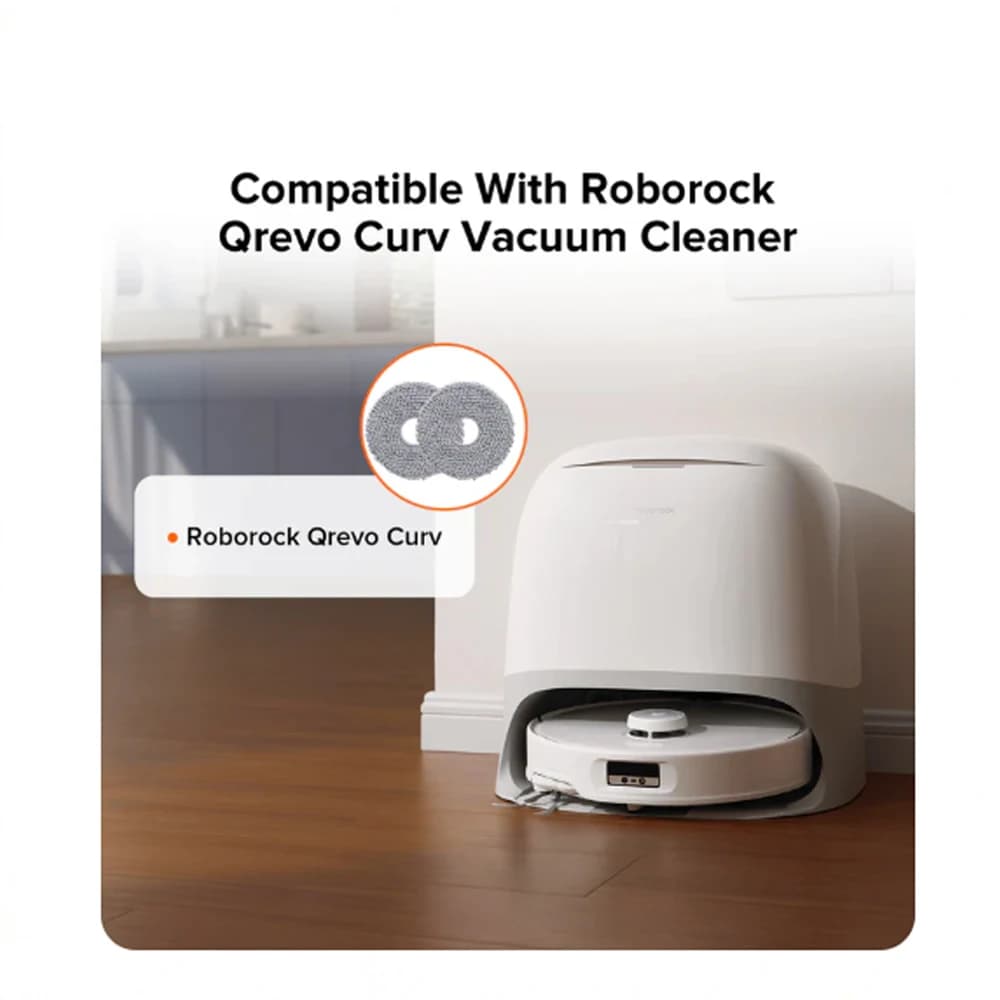 ممسحة أصلية Roborock لـ Q Revo Curv/Q Revo/Qrevo Edge/Qrevo Pro/Qrevo S/Qrevo Master/Qrevo Slim QV 35A قماشة ممسحة قطع غيار - 5