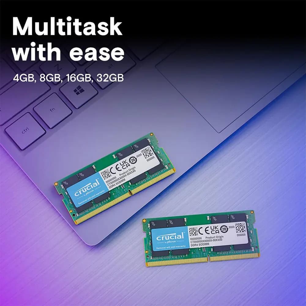 1/2/5 10PCS Crucial Memoria DDR4 RAM Laptop Memory 8GB 16G 32GB 3200MHz 2666 2133 2400MHz SODIMM 260Pin PC4-21300 25600 Notebook - 4