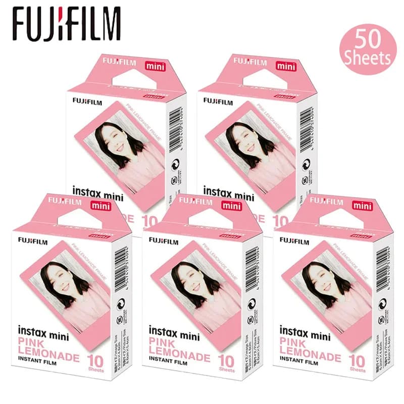 Fujifilm Instax Mini 12 Film Pink Lemonade Film Fuji Mini Series Camera Universal Photo Paper For Fujifilm Mini 13 41 Evo Link+
