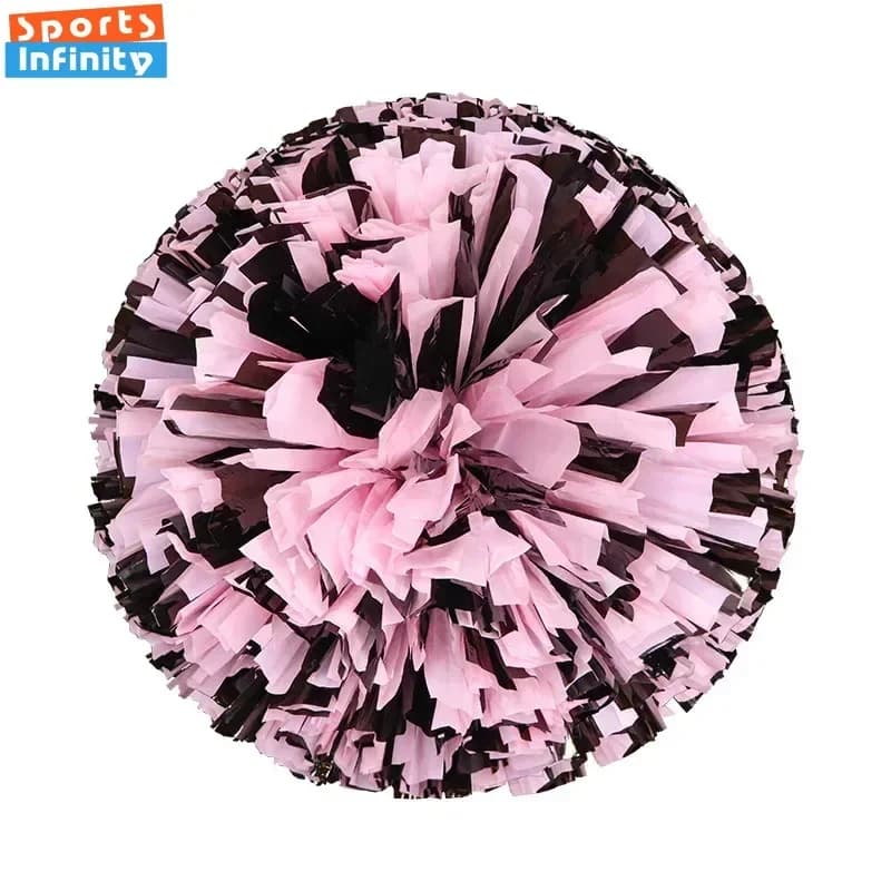 Colorful Cheerleading Pom Poms Girls Kids Finger Cheer Balls Gold Silver Purple Blue Red Green Dance Cheerleading Accessories - 4