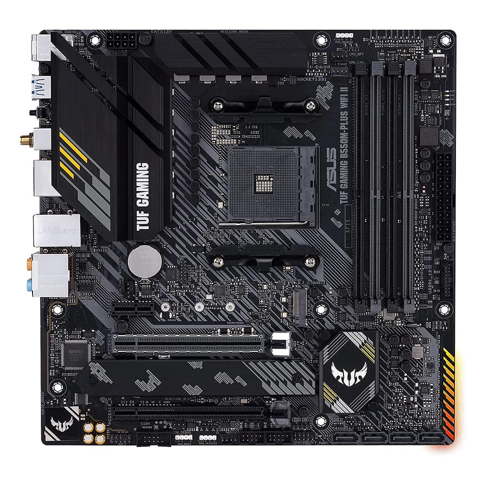 AMD Ryzen 7 5700X + ASUS TUF GAMING B550M-PLUS WIFI II New B550 AMD Gaming Motherboard Socket AM4 Wi-Fi 6 DDR4 M-ATX - 4