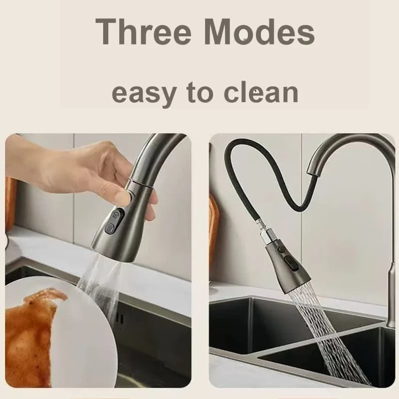 Kitchen Faucet Accessories Replace Sprayer Nozzle 3 Modes ABS Bathroom Basin Sink Shower Spray Head For 1/2" Connection - 4