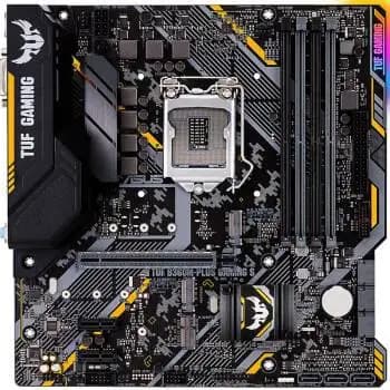 لوحة أم ASUS B360M-PLUS GAMING S بمعالج Intel LGA1151 وشريحة B360 وذاكرة DIMM DDR4 ودعم معالجات i7 8700 و8700K و8500 - 3