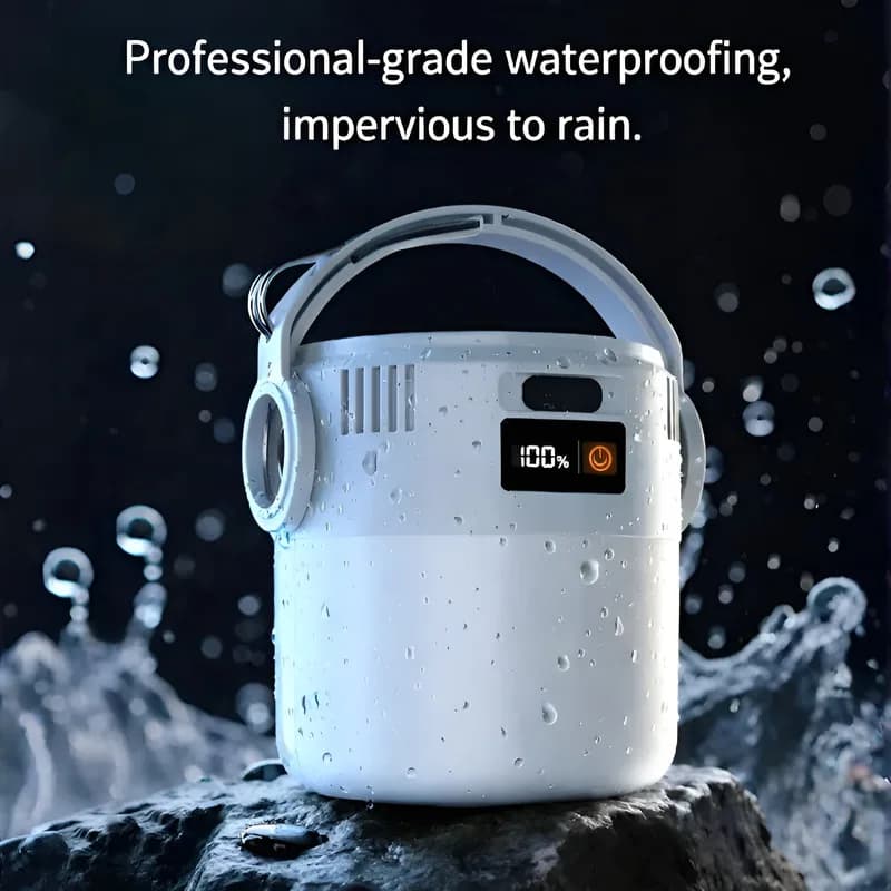 Solar Camping Lantern USB Rechargeable Outdoor Portable Waterproof Emergency Light for Hiking Backpacking Tent Activities - 3