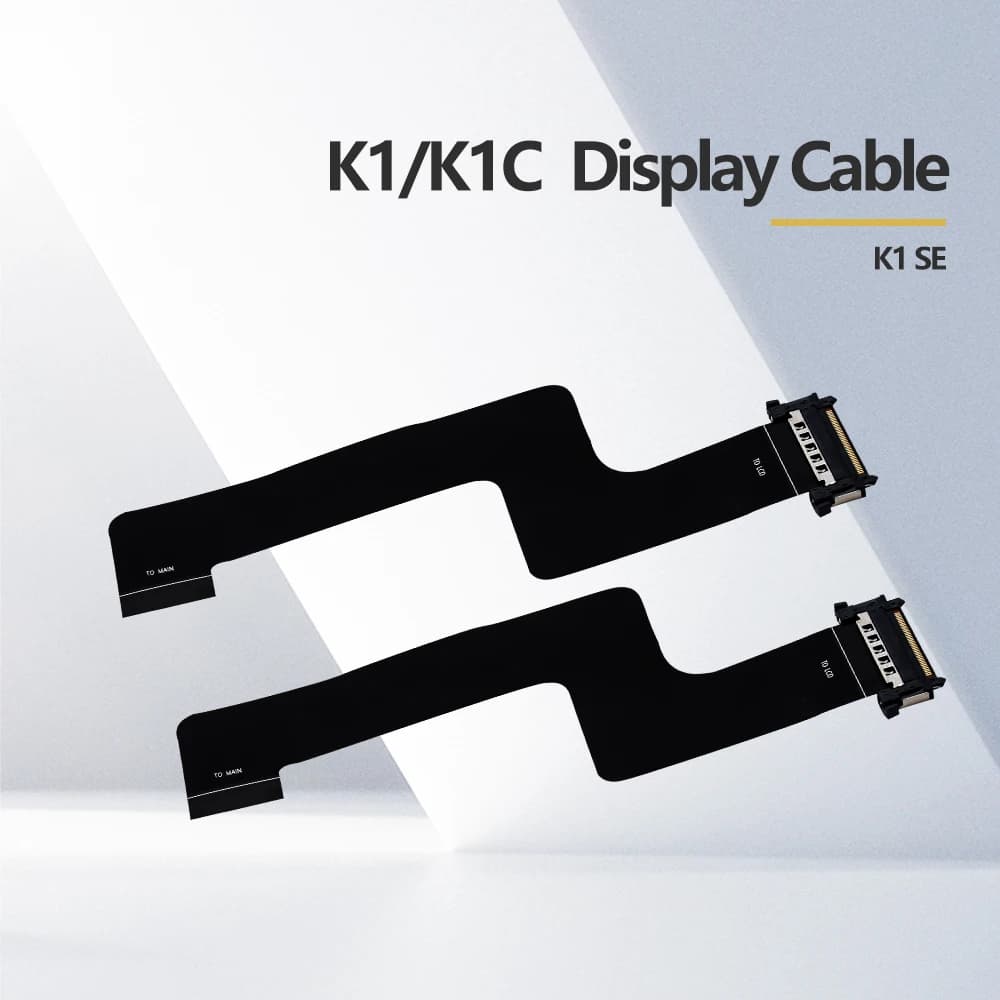 كابل توصيل شاشة عرض كرياليتي K1/K1C/إيندر 3V3 كابل FPC أسود بطول 162 مم لـ K1C إيندر 3V3 طابعة ثلاثية الأبعاد - 4