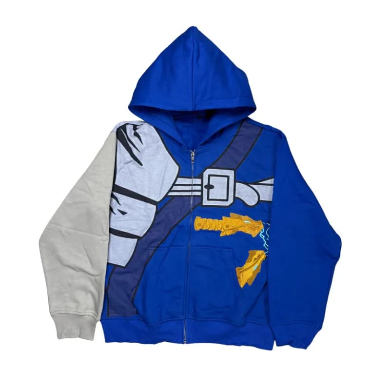 هودي أنيمي بشخصيات مطبوعة، ستايل شارع، 5 ألوان، ملابس يومية عصرية للرجال والنساء - 3