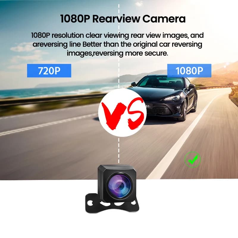 10 Inch Car DVR Car Touch Screen Video Recorder Dual 1080P Rearview Mirror Front and Rear HD Night Vision Camera Mirror - 5