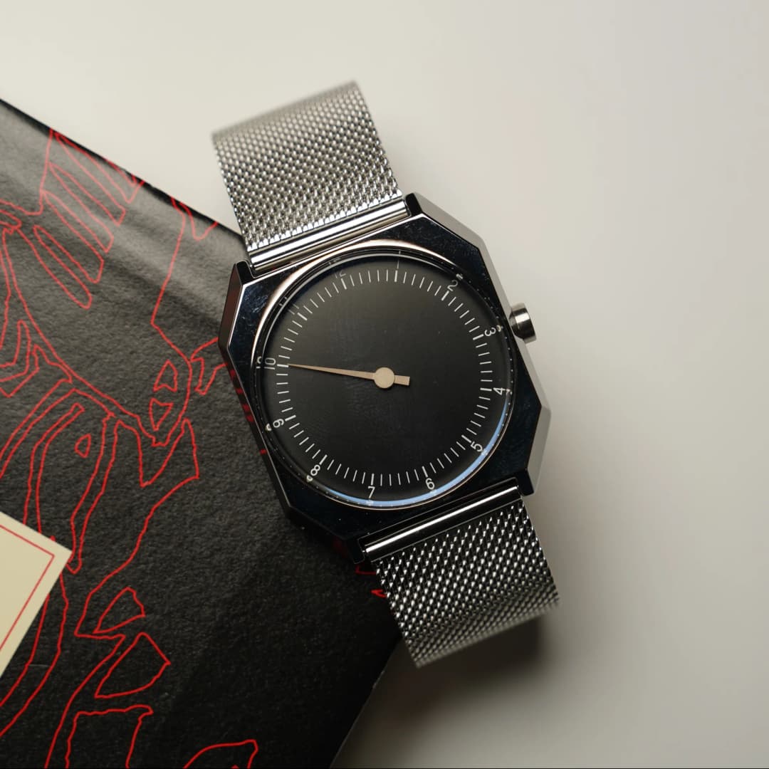 SKU Retro One Pointer Watch for Men - Vintage Style Square Quartz Watch Unique Design Fashion Wristwatch for man men alloy watch - 3