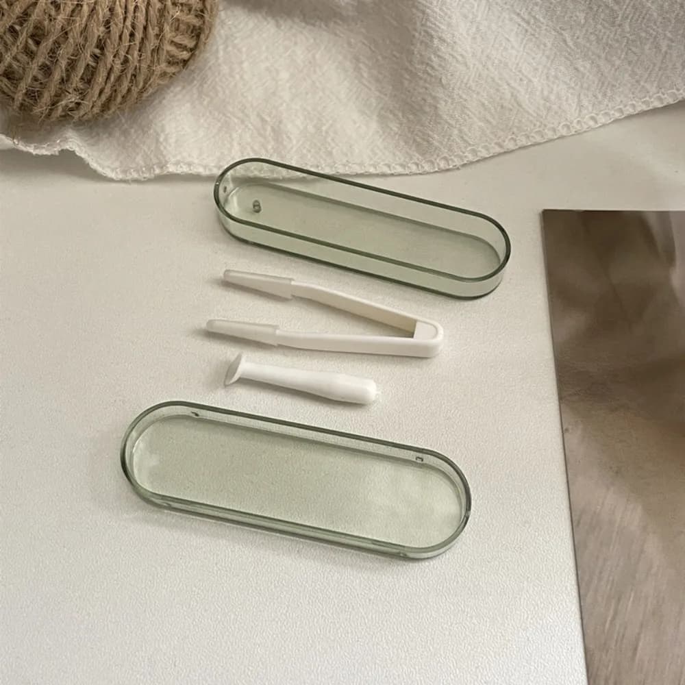 Contact Lens Inserter Remover Wearing Tool Contact Lenses Tweezers Suction Stick Travel Kit for Eye Care Contact Len Accessories - 4