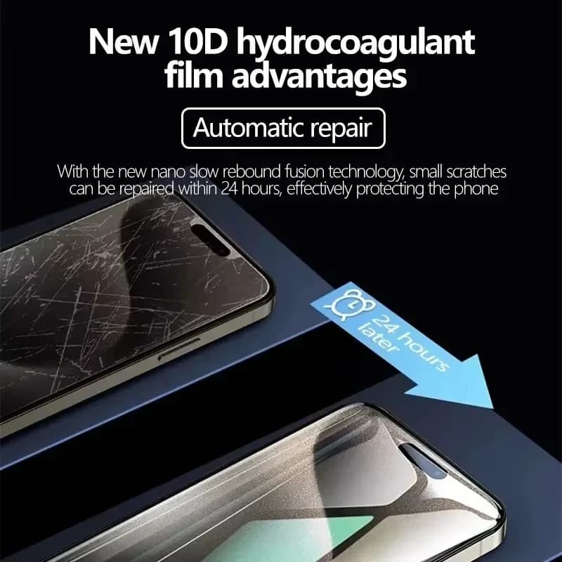 Full Cover Hydrogel Film For iPhone 17 16 14 11 13 12 15 Pro Max Air Screen Protector For iPhone 16E Mini SE XR XS 7 8 Not Glass - 4