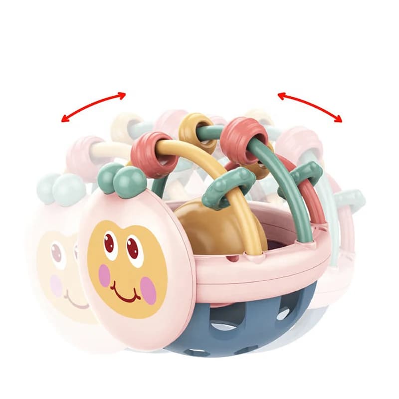 Baby Soft Teething Toys Newborn Early Educational Sensory Teether Rattle Touch Hand Grasping Ball Develop Infant Ball Game Toy - 5