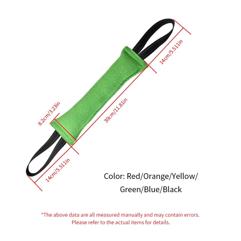 لعبة شد وسادة لدغة من الجوت، معدات تدريب متينة وتفاعلية للكلاب الكبيرة والصغيرة - 6