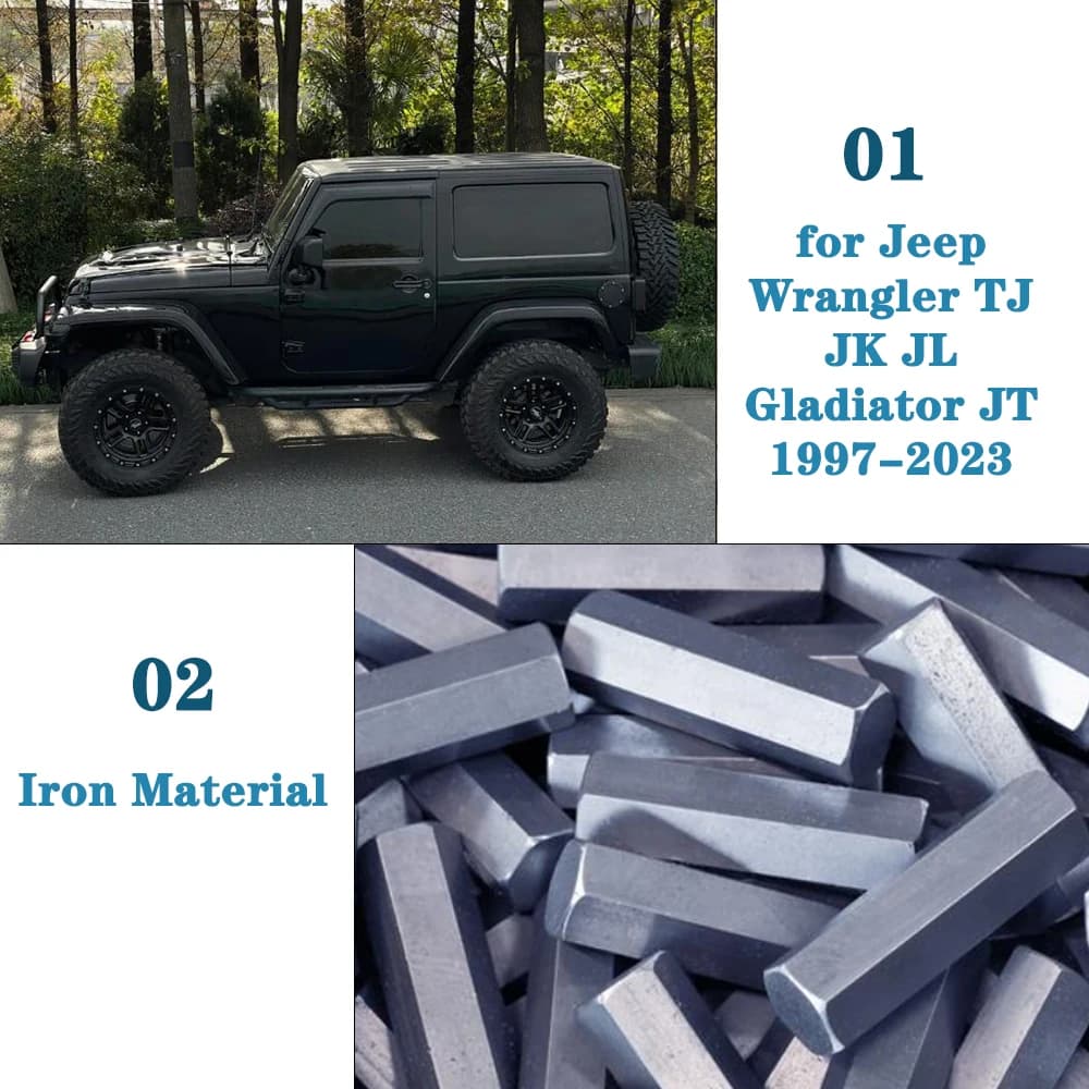 خطاف تثبيت البضائع في صندوق السيارة، حلقة D، مشبك، لسيارات جيب رانجلر TJ JK JL جلادياتور JT 1997-2025، إكسسوارات داخلية - 3