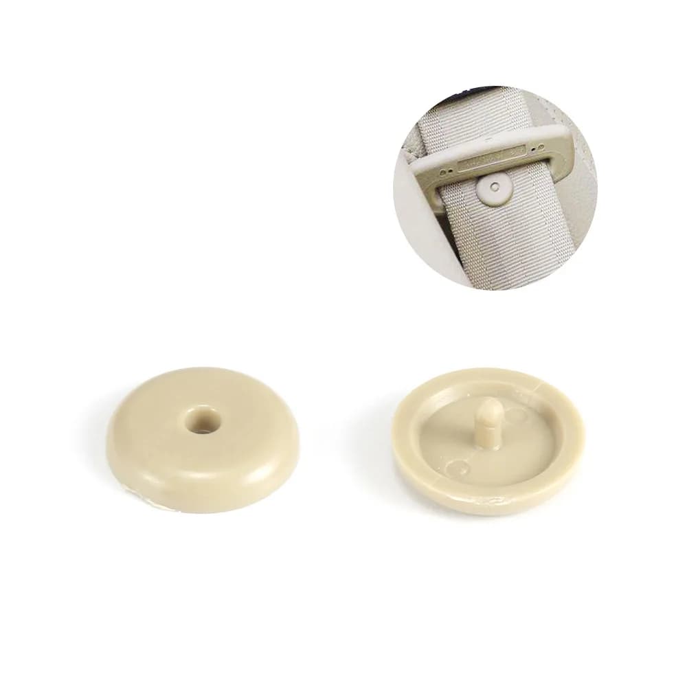 1/10/20pcs Car Parts Auto Safety Seat Belt Black Plastic Stopper Pitch Limit Buckle Clip Retainer Retainer Seatbelt Stop Button - 5
