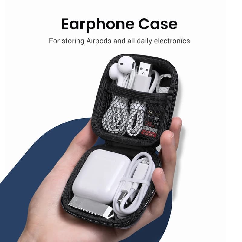 حقيبة سماعات أذن UGREEN صلبة لسماعات Airpods وEarpods وSennheiser إكسسوارات سماعات بلوتوث لاسلكية - 2