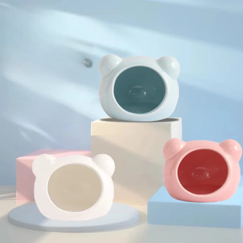 Hamster Nest Small Pet Ceramic Nest A Small House Suitable for Golden Bears Summer Cooling House Hamster Landscaping Accessories