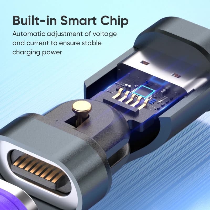 محول شحن سريع مغناطيسي USB-C بقوة 240 واط - كابل محول من النوع C أنثى لأجهزة ماك بوك/شاومي - 6