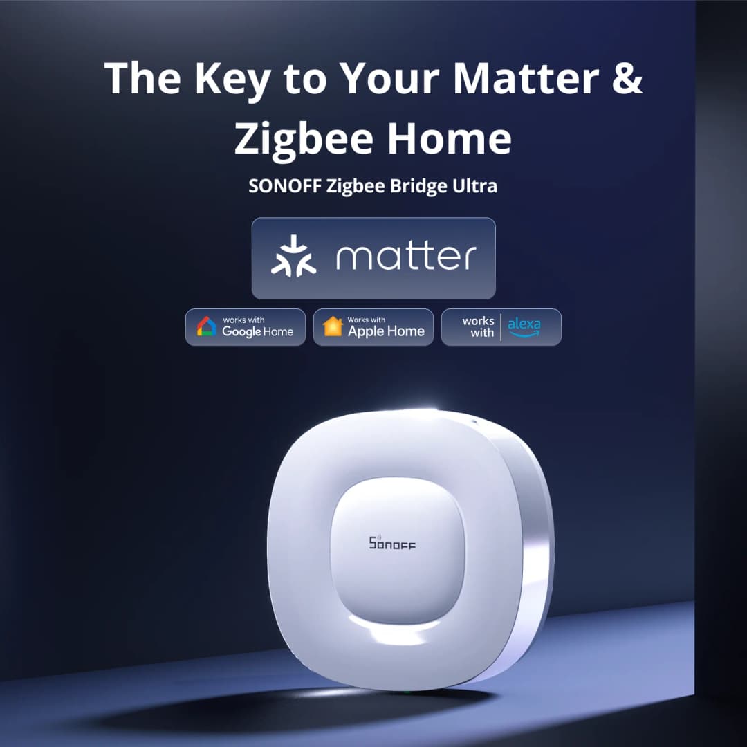 SONOFF ZB Bridge-U Zigbee Bridge Ultra Smart Matter Gateway Zigbee 3.0 Multi-Mode Support 256 devices Work with Alexa Apple Home - 2