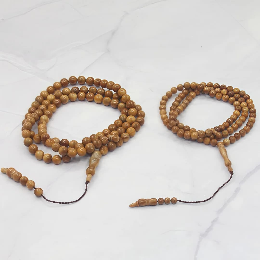 Kuka Prayer Beads Muslim 33 Beads Bracelet Islamic Prayer Kuka Muslim Islam Misbaha 99 Beads for Men and Women - 6