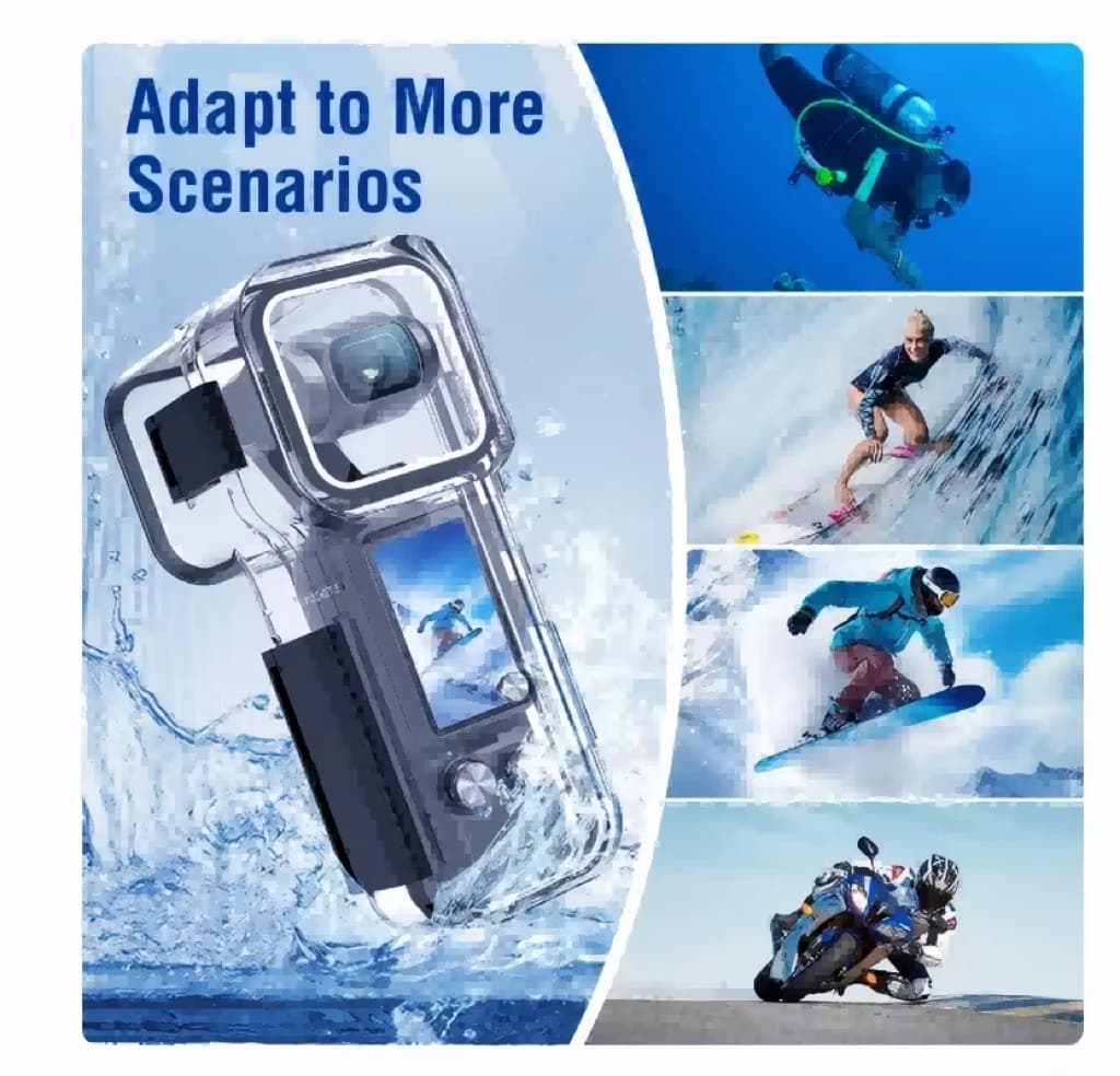 Accessories Kit for DJI Osmo Pocket 3 Case Magnetic Bracket Desktop Base Mount Selfie Stick Tripod Glass Screen Protector - 2