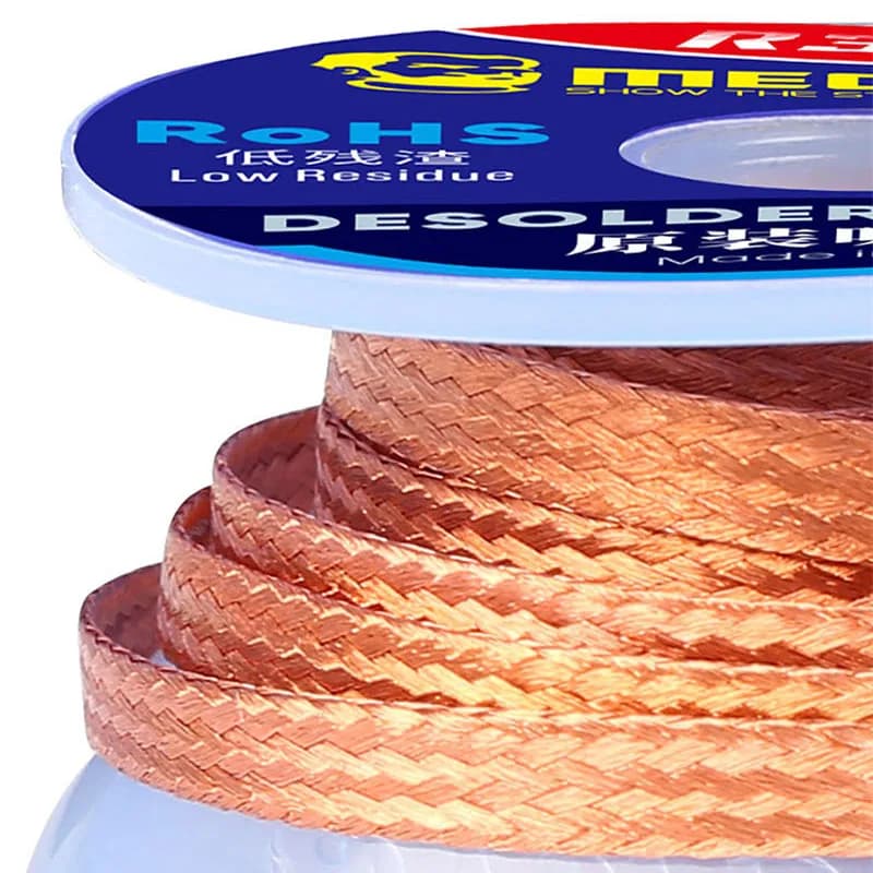MECHANIC R300 1.0 1.5 2.0 2.5 3.0 3.5 4.0mm Powerful Solder Wick Low Residue Desoldering Wire Tin Absorption Tape - 3