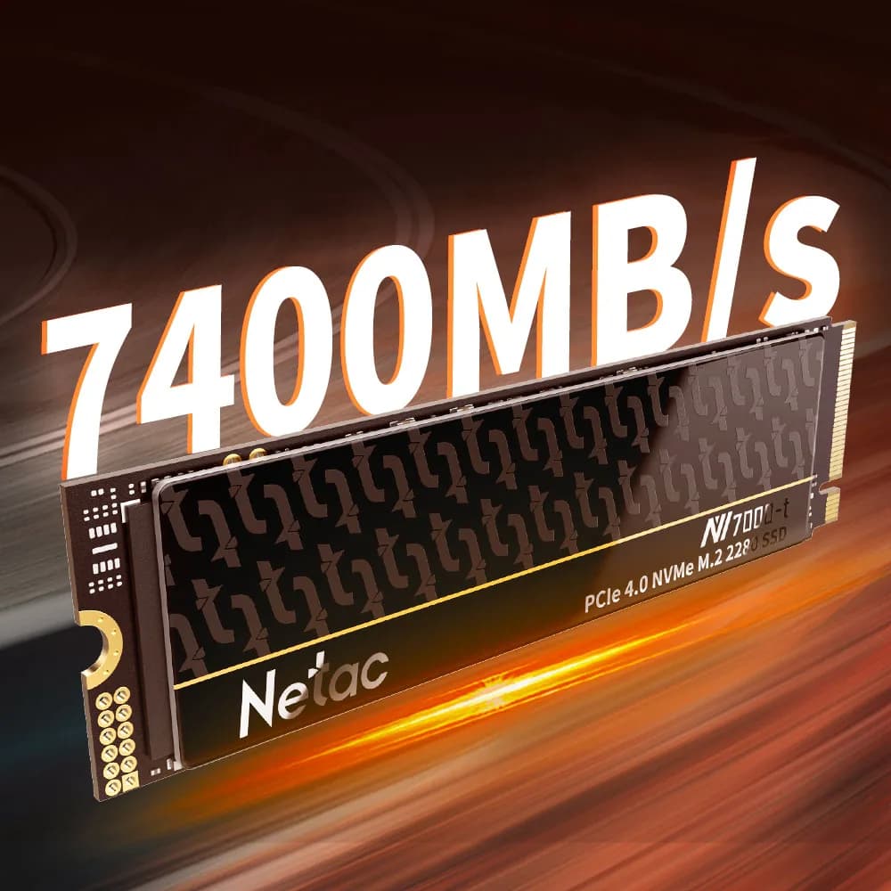 Netac 7400MB/s SSD NVMe M2 2TB 1TB  512GB 4TB Internal Solid State Hard Drive M.2 PCIe 4.0x4 2280 SSD Disk for PS5 Laptop PC - 5
