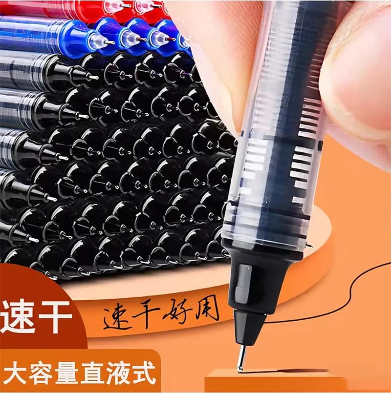 High Quality 0.5mm Quick Drying Fine Point Liquid Ink Pens Smooth Writing Comfortable Grip Non-Smudge for Office School Supplies - 5
