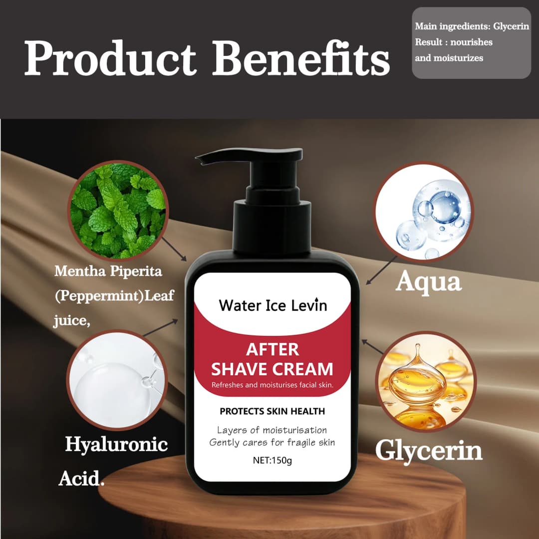 كريم ما بعد الحلاقة للرجال بالكولاجين 150 جرام لشد البشرة وتفتيح الخطوط الدقيقة ترطيب وتفتيح - 2