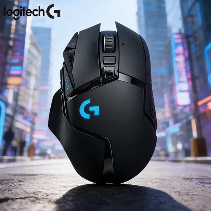 Logitech G502/G502HERO/M185 Durable office mouse, drop-resistant, high-precision, suitable for office, student, and home use