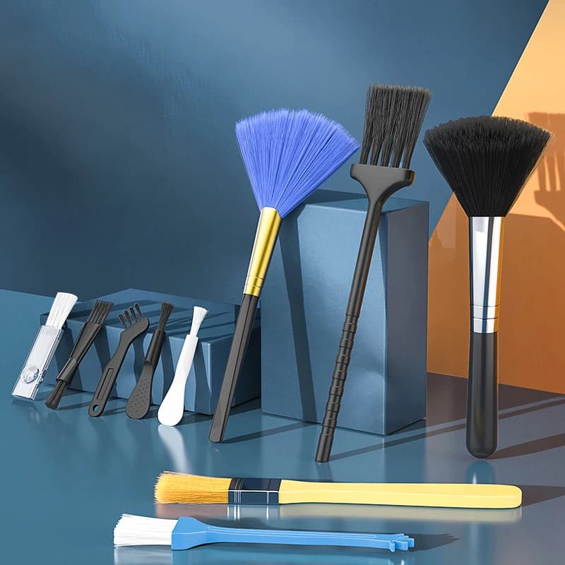 Computer Cleaning Set for PC/Laptop/Keyboard/Digital Camera Complete Electronics Maintenance Kit Air Duster Brushes Screwdriver - 6