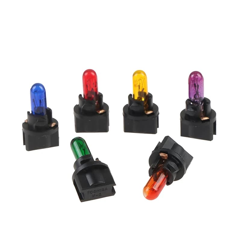 10Pcs T5 SMD LED Car Light Automobiles Light-emitting Diode Instrument Gauge Dashboard Light Bulbs Auto Interior Indicator Lamp - 5
