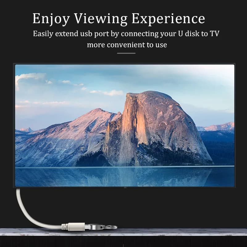 كابل تمديد USB2.0 من CHOSEAL، ذكر إلى أنثى، كابل بيانات USB عالي السرعة، موسع للكمبيوتر ولوحة المفاتيح والطابعة والماوس، بطول 5 متر و3 متر - 2