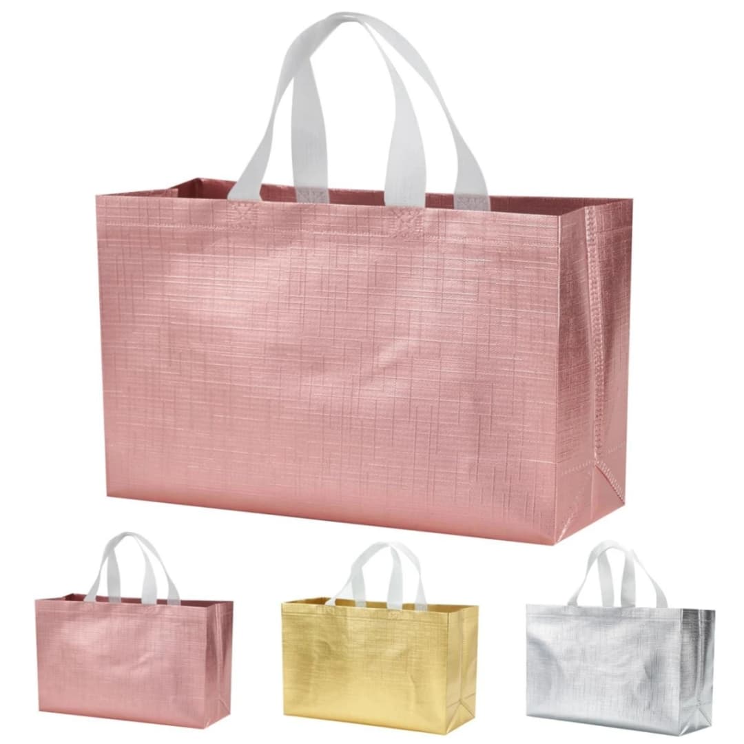 المرأة حقيبة تسوق قابلة لإعادة الاستخدام سعة كبيرة قماش السفر تخزين أكياس الليزر بريق حقيبة يد الإناث البقالة قماش حمل حقيبة صديقة للبيئة