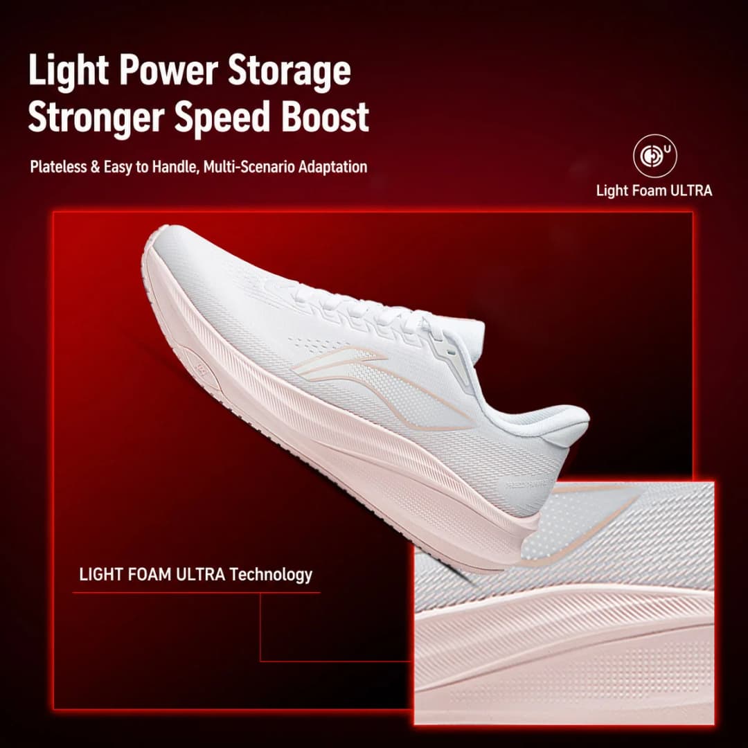 Li-Ning Women's RED HARE 9 Racing Running Shoes LIGHT FOAM ULTRA Breathable Stable Anti-slip LiNing Training Sneakers ARPW004 - 4